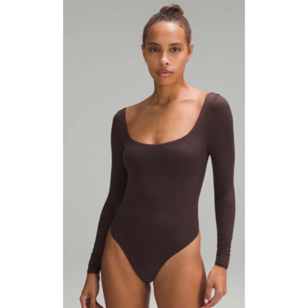 Lululemon Wundermost Ultra-Soft Nulu Square-Neck Long-Sleeve Bodysuit